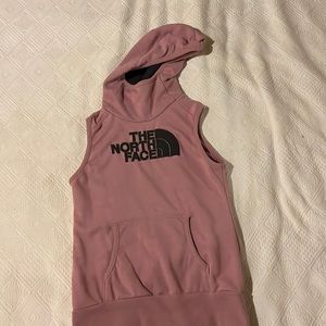 North Face Women’s sleeveless hoodie size Small